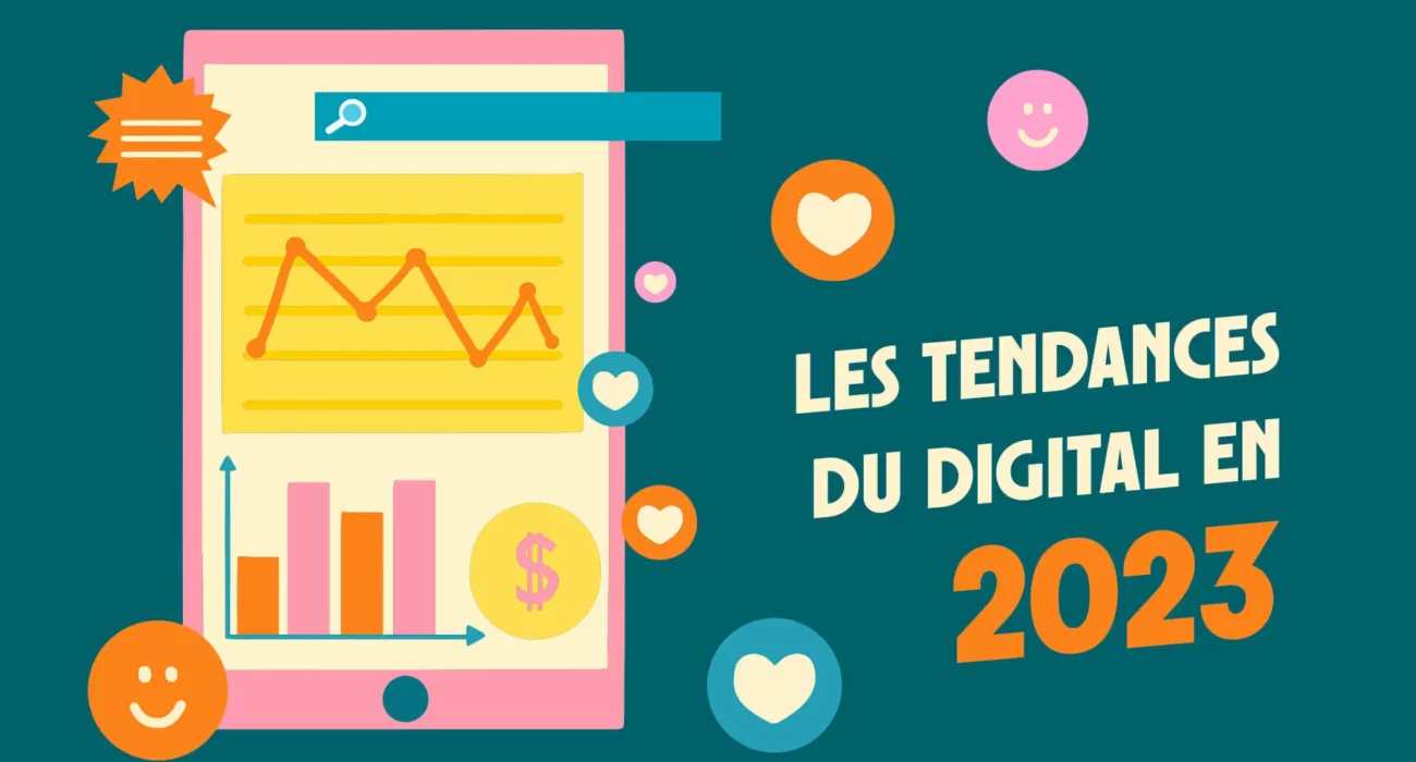 les tendances du marketing digital en 2023, comme l’essor de l’intelligence artificielle, l’importance croissante du contenu vidéo, le marketing d’influence, la personnalisation avancée, et l’intégration des technologies immersives telles que la réalité augmentée.