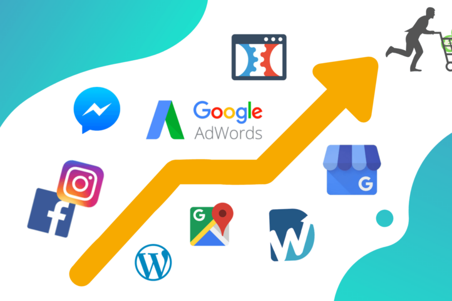 Graphique illustrant les métriques clés d'AdWords : taux de conversion (Conversion Rate), taux de clics (CTR) et coût par acquisition (CPA) optimaux pour des campagnes performantes.