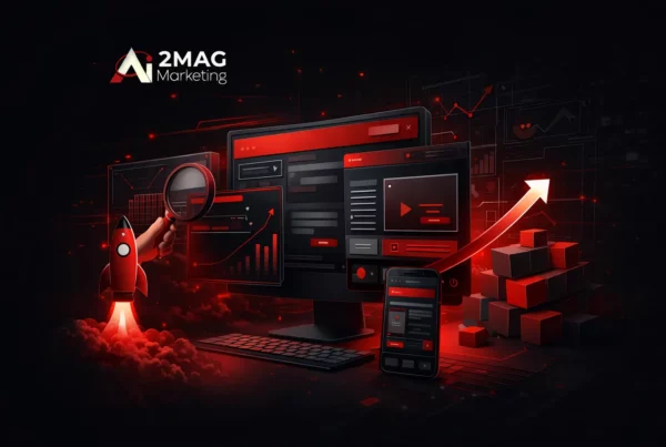 Illustration d’un site web sur mesure avec design UX UI, développement personnalisé et optimisation SEO pour générer des leads