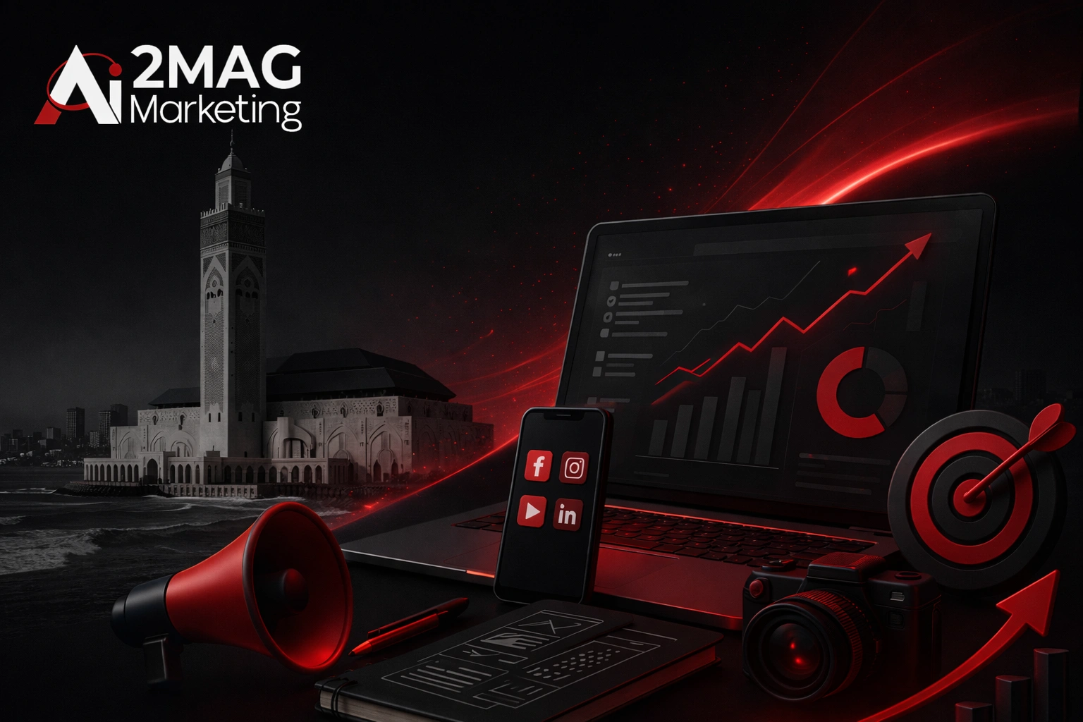 Agence de communication digitale à Casablanca – Faites rayonner votre marque localement