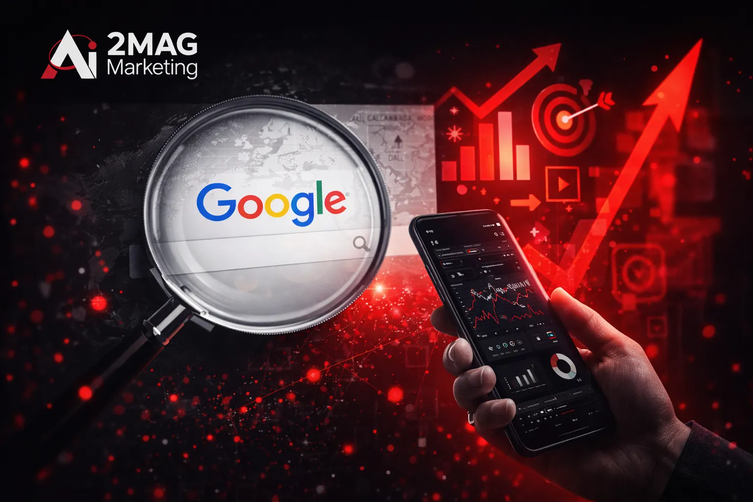 Interface web moderne avec navigation intuitive, optimisation mobile et indicateurs SEO liés à l’expérience utilisateur