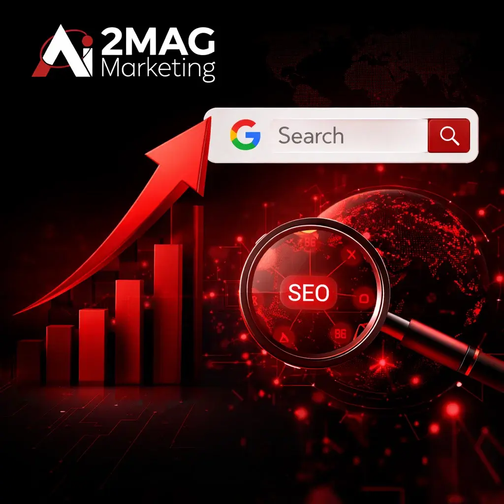 Interface SEO avec analyse de mots-clés, performance web et optimisation du référencement naturel sur Google