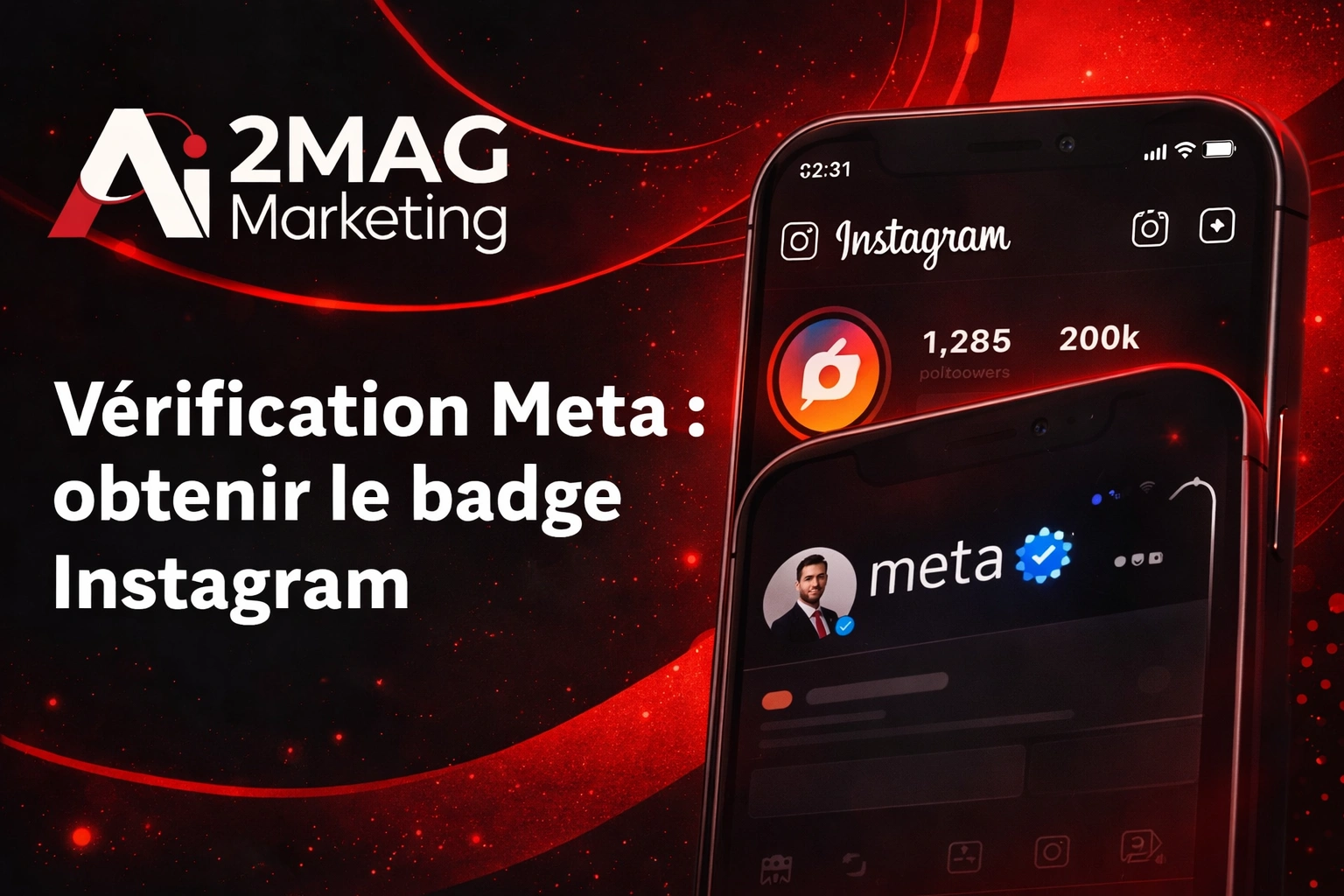 Vérification Meta : obtenir le badge Instagram