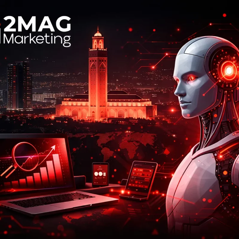 Agence de com et marketing IA à Casablanca