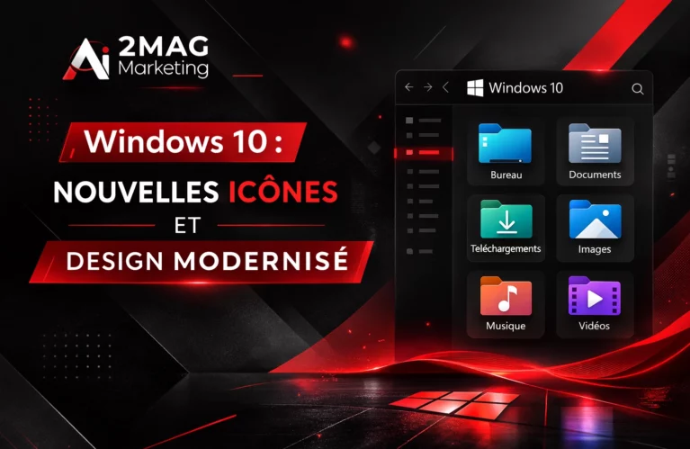 Windows 10 : nouvelles icônes et design modernisé