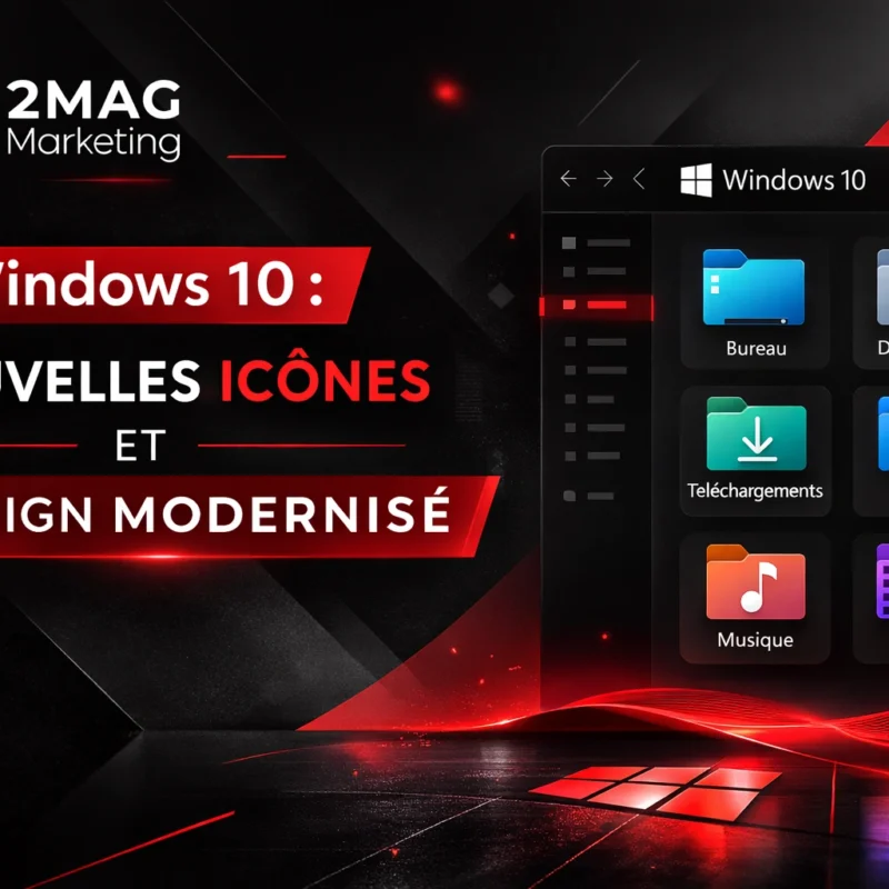 Windows 10 : nouvelles icônes et design modernisé