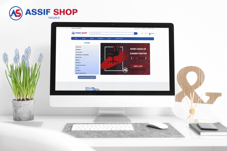 Site Internet E-commerce Assif Shop